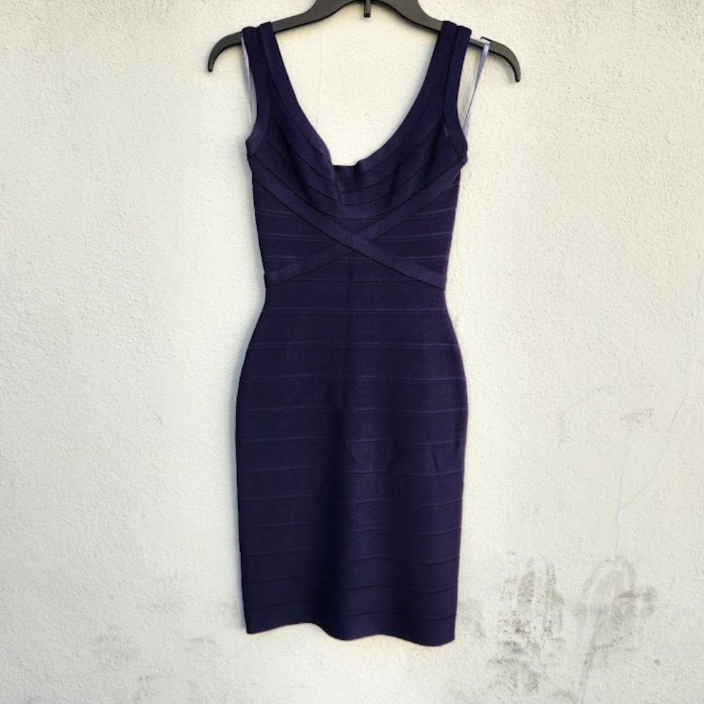 Herve Leger Maria Mini Bandage Dress - Picture 2 of 7